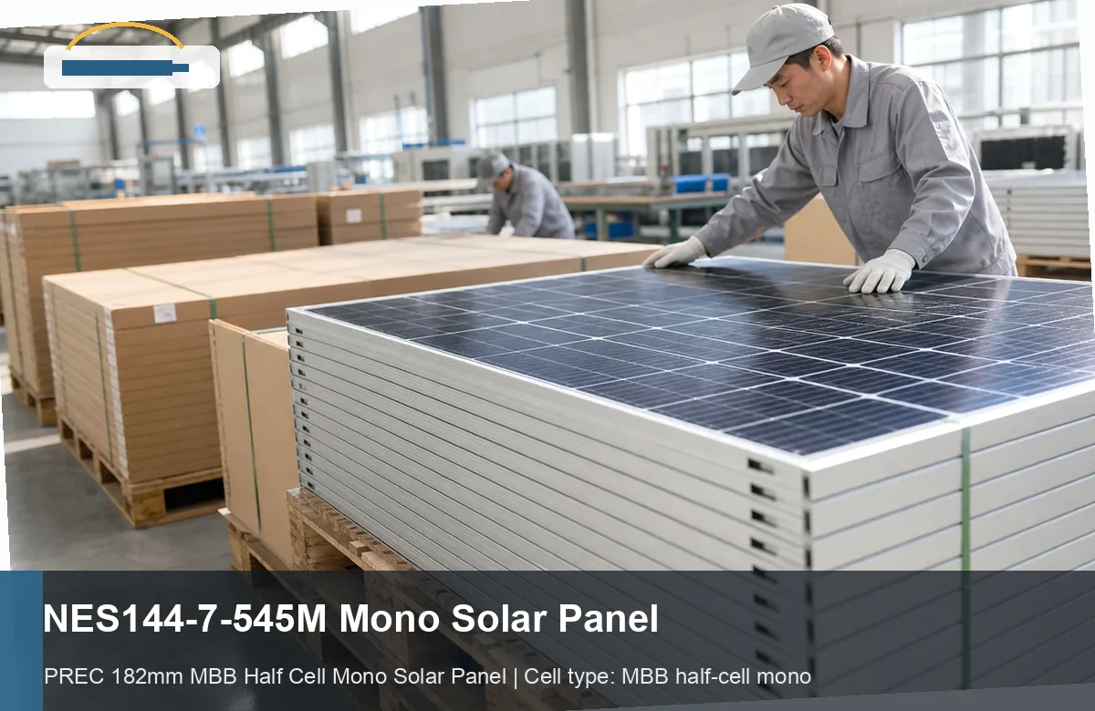 NES144-7-545M Mono Solar Panel