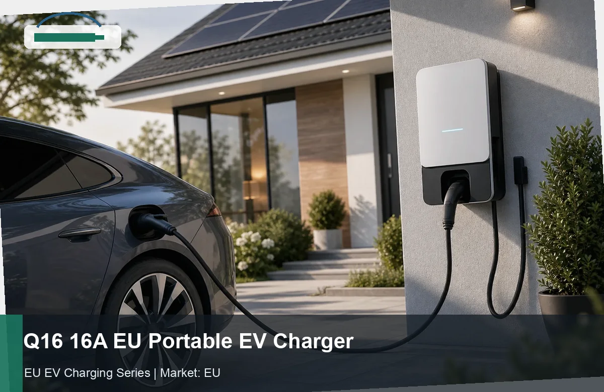 Q16 16A EU Portable EV Charger