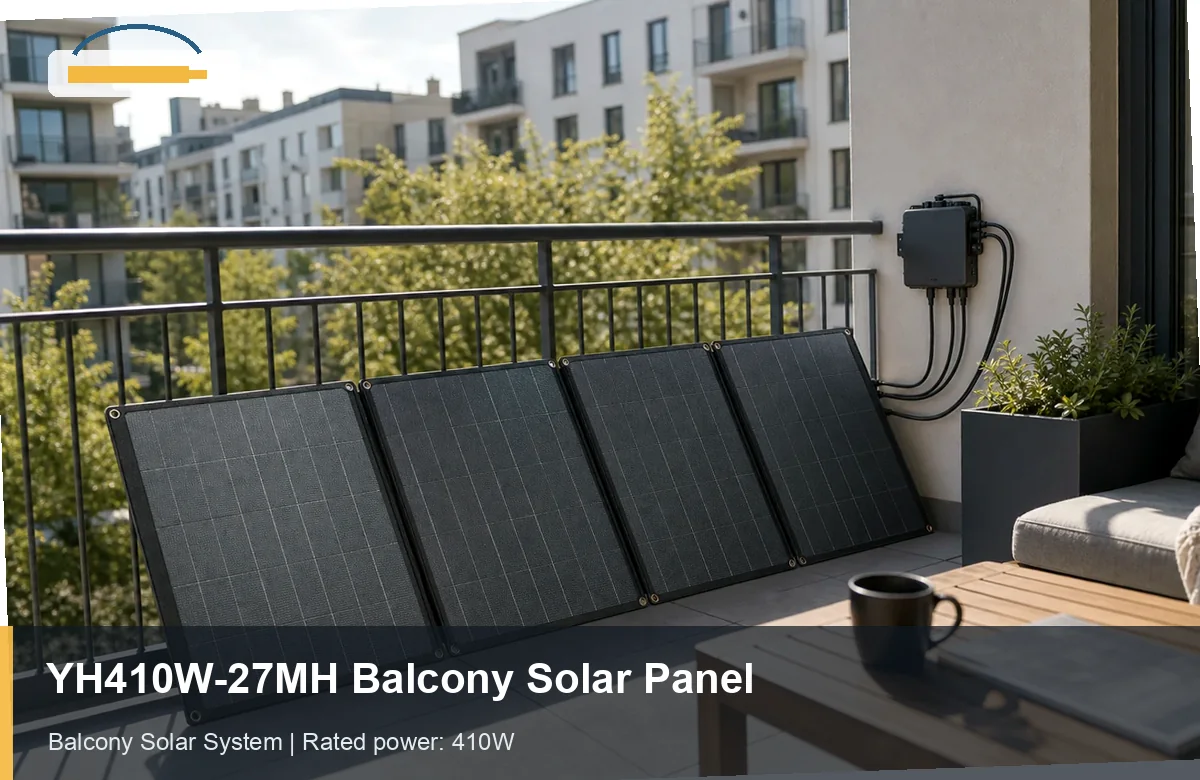YH410W-27MH Balcony Solar Panel